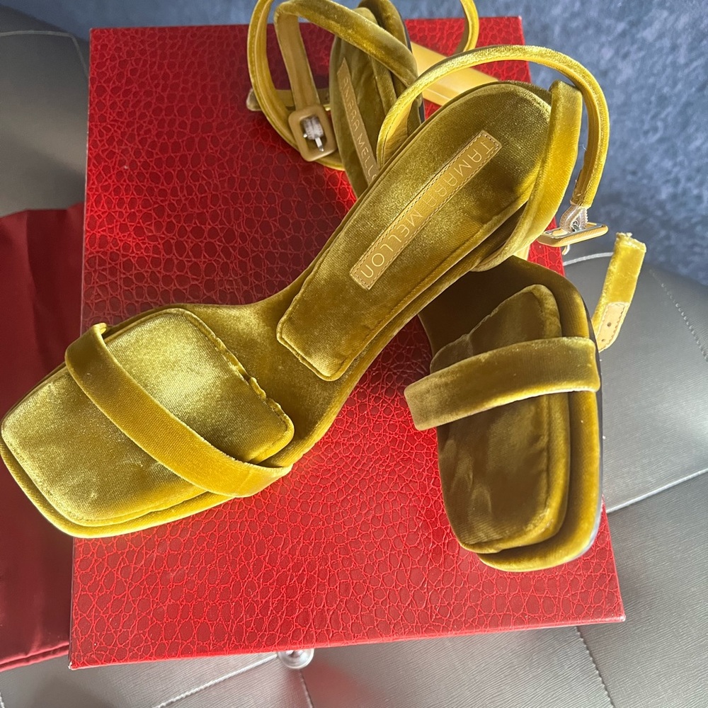 Brand new never warn in box Tamara Mellon pillow top believer sandals